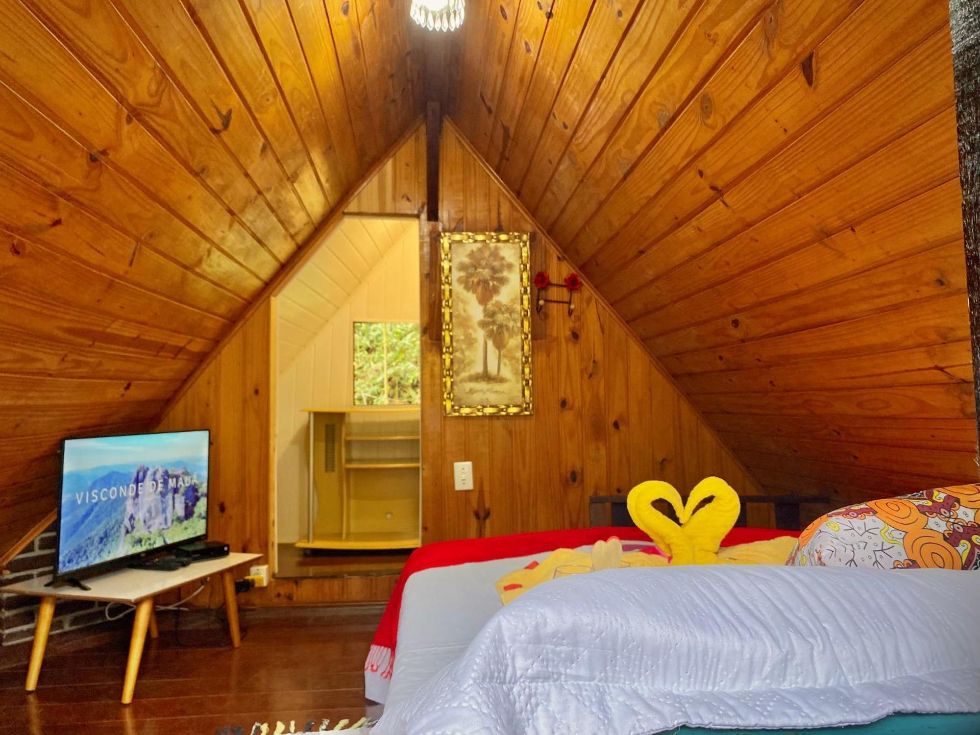 Chale 1 Alto Na Montanha, Com Lareira E Wi-Fi Apartment Висконе Де Мауа Екстериор снимка