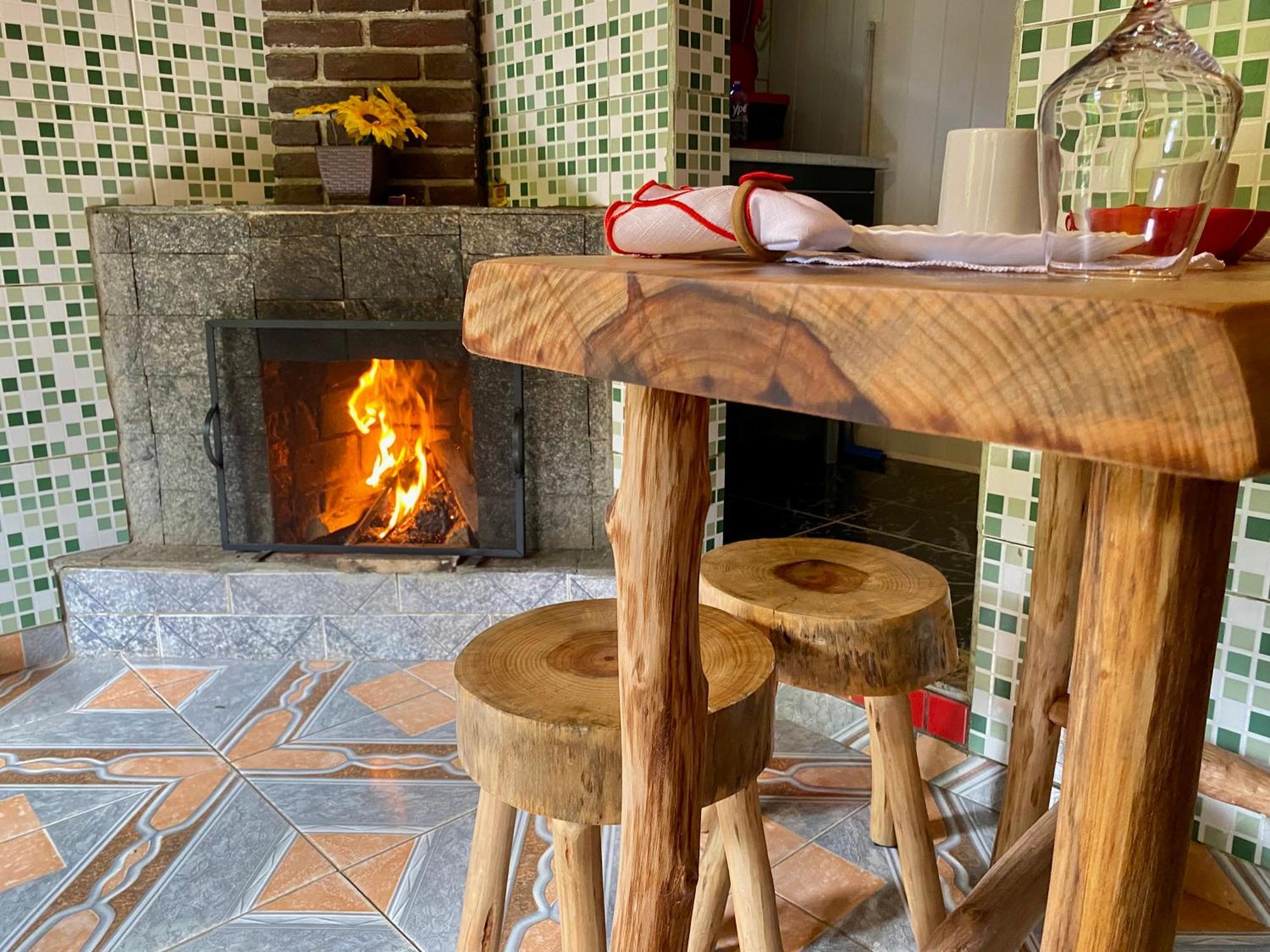Chale 1 Alto Na Montanha, Com Lareira E Wi-Fi Apartment Висконе Де Мауа Екстериор снимка